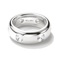 Thomas Sabo TR2519-051-14-58 Ring mit weißen Zirkoniasteinen Silber Damen