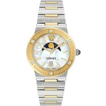 Versace VE7G00524 Damenuhr Greca Logo Moonphase Diamonds 38mm 5ATM 