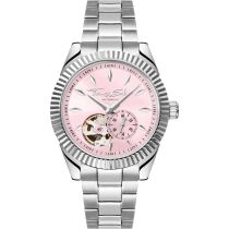 Thomas Sabo WA0418-201-204 Damenuhr Rebel Pink Automatik 36mm 5ATM 