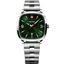 Wenger 01.1921.111 Herrenuhr Vintage Sport 37mm 5ATM