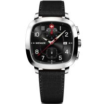 Wenger 01.1933.108 Herrenuhr Vintage Sport Chronograph 40mm 5ATM