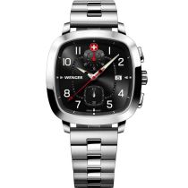 Wenger 01.1933.109 Herrenuhr Vintage Sport Chronograph 40mm 5ATM