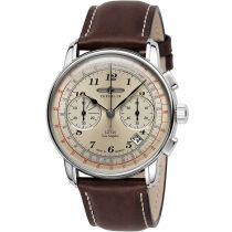 Zeppelin 7614-5 LZ-126 Chronograph Herrenuhr 43mm 5ATM