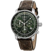 Zeppelin 8680-4 100 Jahre Chronograph Herrenuhr 42mm 5ATM