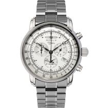 Zeppelin 7680MB-1 Herrenuhr Alarm Chronograph 100 Jahre 43mm 5ATM