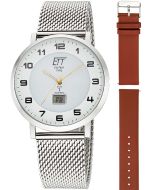 ETT Eco Tech Time EGS-11620-12MS Herrenuhr Atacama Solar Funkuhr