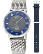 ETT Eco Tech Time EGS-11621-32MS Herrenuhr Atacama Solar Funkuhr