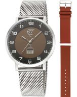 ETT Eco Tech Time EGS-11624-22MS Herrenuhr Atacama Solar Funkuhr