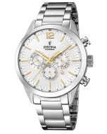 Festina F20343/1 Timeless Chronograph Herrenuhr 43mm 10ATM