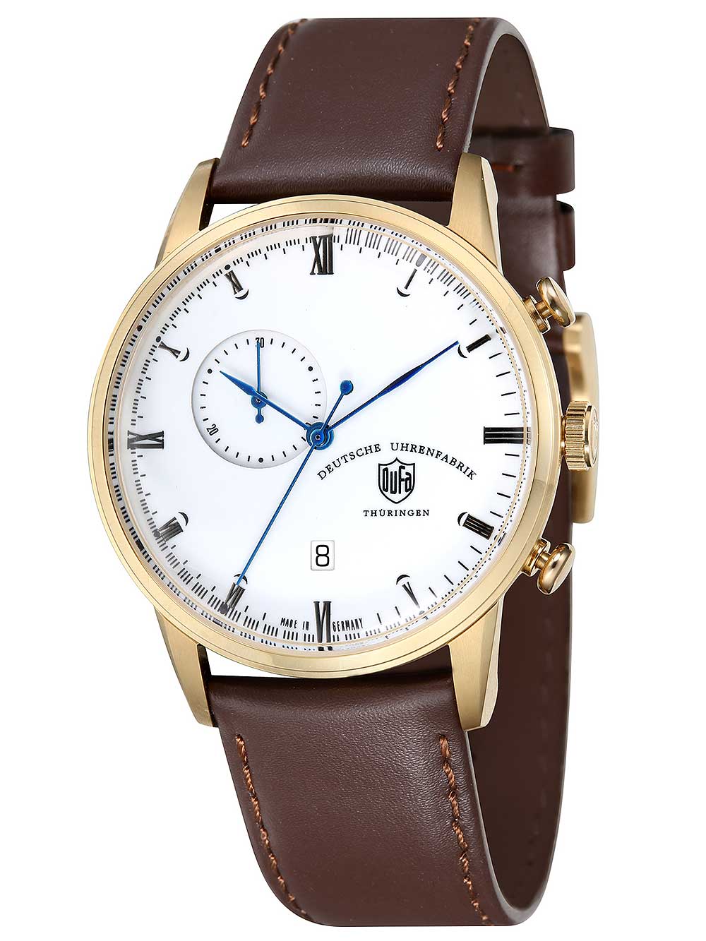 DuFa DF-9007-04 Weimar Chronograph Herrenuhr 41,5mm 3ATM