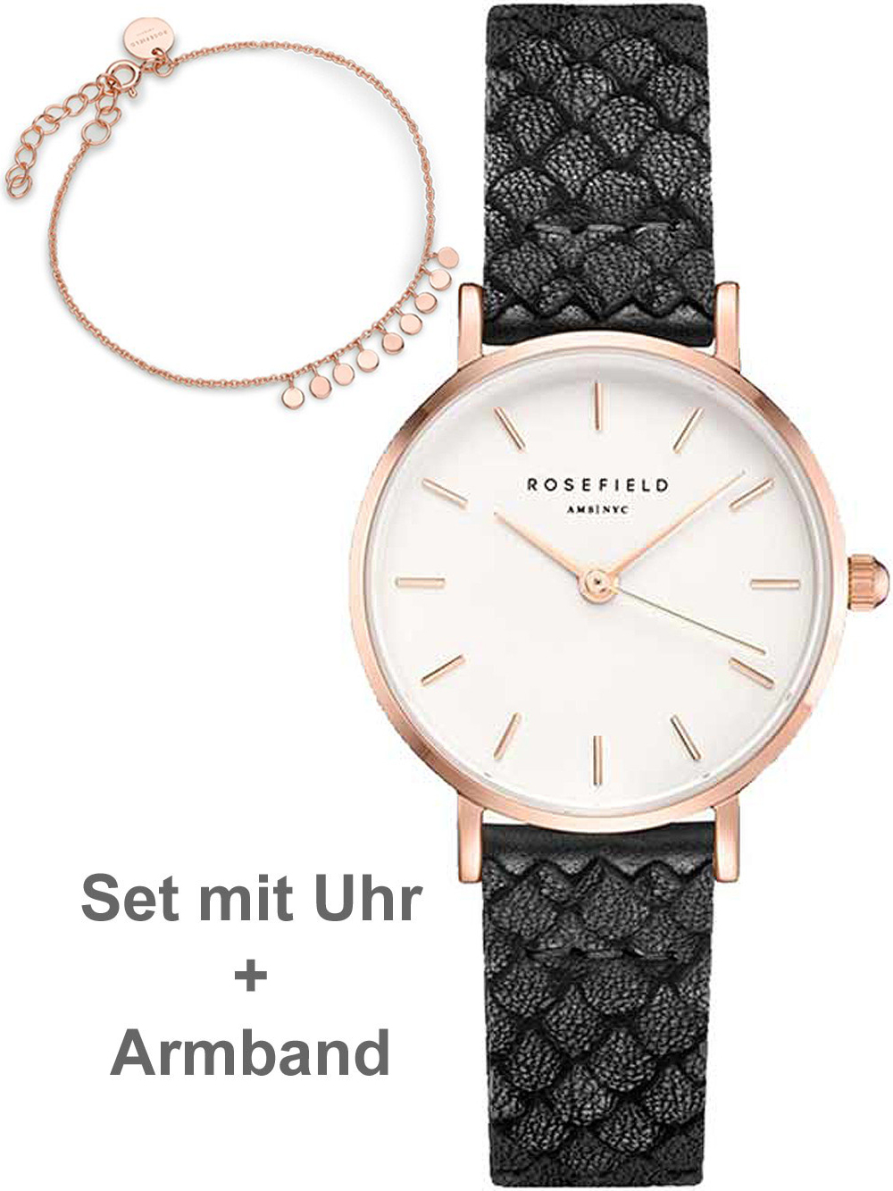 Rosefield DSMBR-D15 The Small Edit Set mit Armband 26mm 3ATM