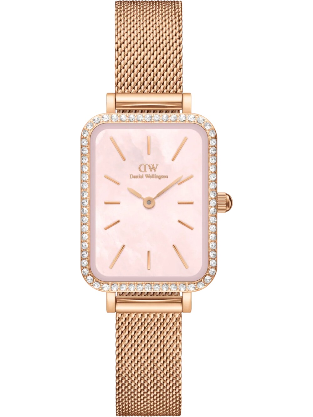 Daniel Wellington DW00100669 Damenuhr Quadro Charm Bezel 26mm 3ATM