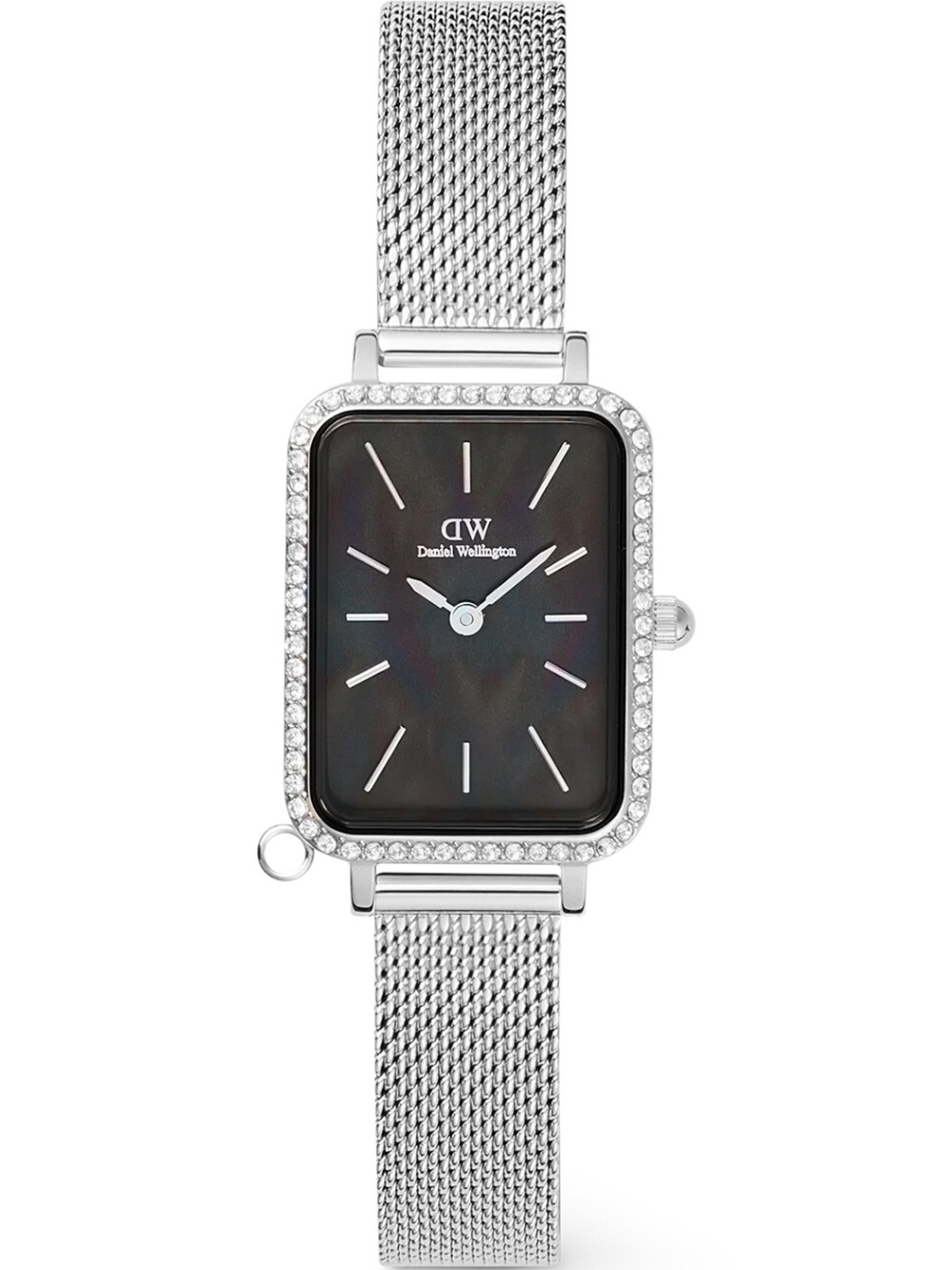 Daniel Wellington DW00100747 Damenuhr Quadro Charm Bezel 26mm 3ATM