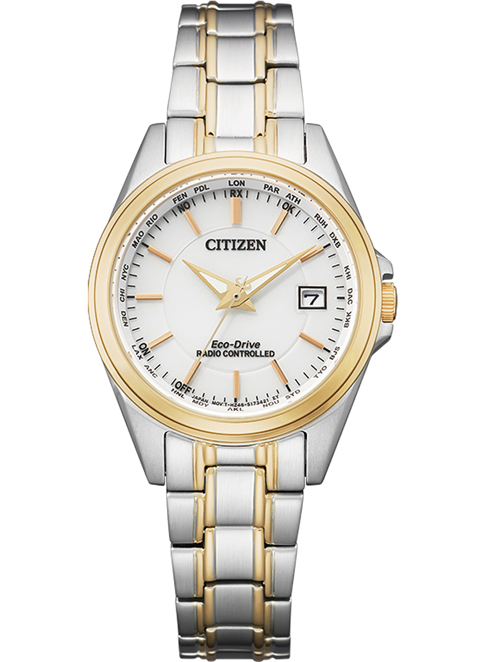 Citizen EC1186-85A Eco-Drive Funkuhr 29mm 10ATM