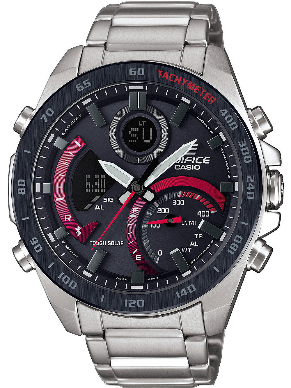 Casio ECB-900DB-1AER Edifice Solar Herrenuhr 46mm 10ATM