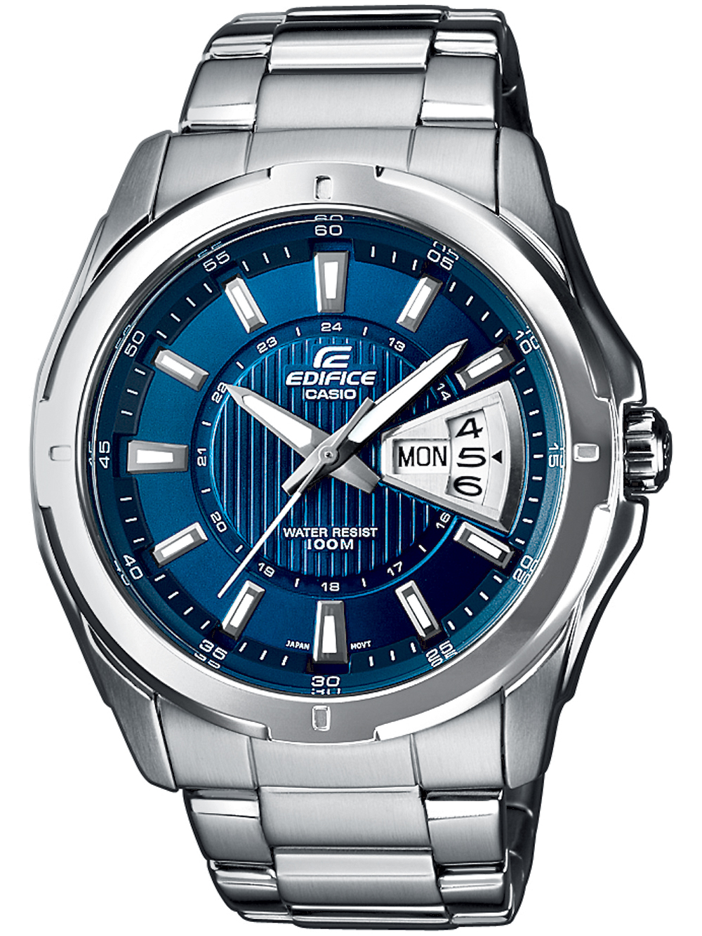 CASIO EF-129D-2AVEF EDIFICE Herren 45mm 10ATM