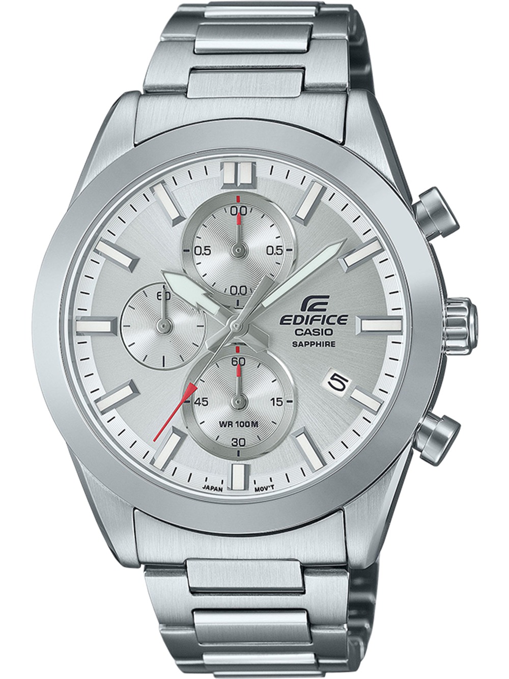 4549526352348 - Chronograph EFB-710D-7AVUEF Armbanduhren silberfarben Herren Quarzuhren Armbanduhr Herrenuhr bis 10 bar wasserdicht Datum Saphirglas 4549526352348 - Chronograph EFB-710D-7AVUEF Armbanduhren silberfarben Herren Quarzuhren Armbanduhr Herrenuhr bis 10 bar wasserdicht Datum Saphirglas