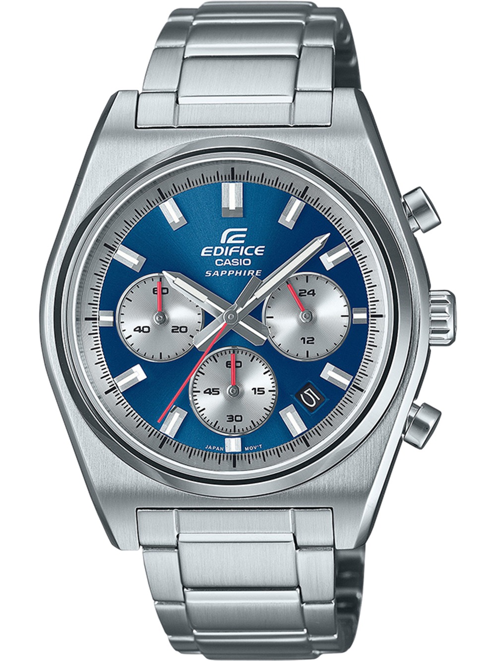 4549526382888 - Chronograph Armbanduhren silberfarben blau silberfarben Herren Quarzuhr Armbanduhr HerrenuhrEdelstahlbandSaphirglasStoppfunktion 4549526382888 - Chronograph Armbanduhren silberfarben blau silberfarben Herren Quarzuhr Armbanduhr HerrenuhrEdelstahlbandSaphirglasStoppfunktion