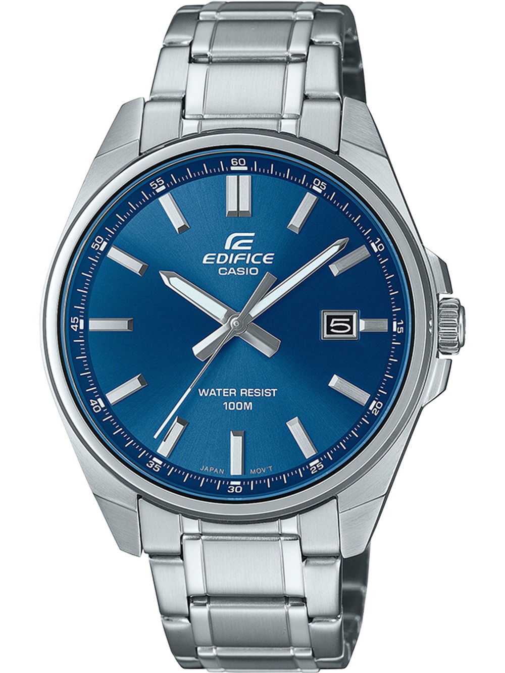 4549526374036 - Quarzuhr Armbanduhren silberfarben (edelstahlfarben blau) Herren Quarzuhren Armbanduhr Herrenuhr bis 10 bar wasserdicht Datum 4549526374036 - Quarzuhr Armbanduhren silberfarben (edelstahlfarben blau) Herren Quarzuhren Armbanduhr Herrenuhr bis 10 bar wasserdicht Datum