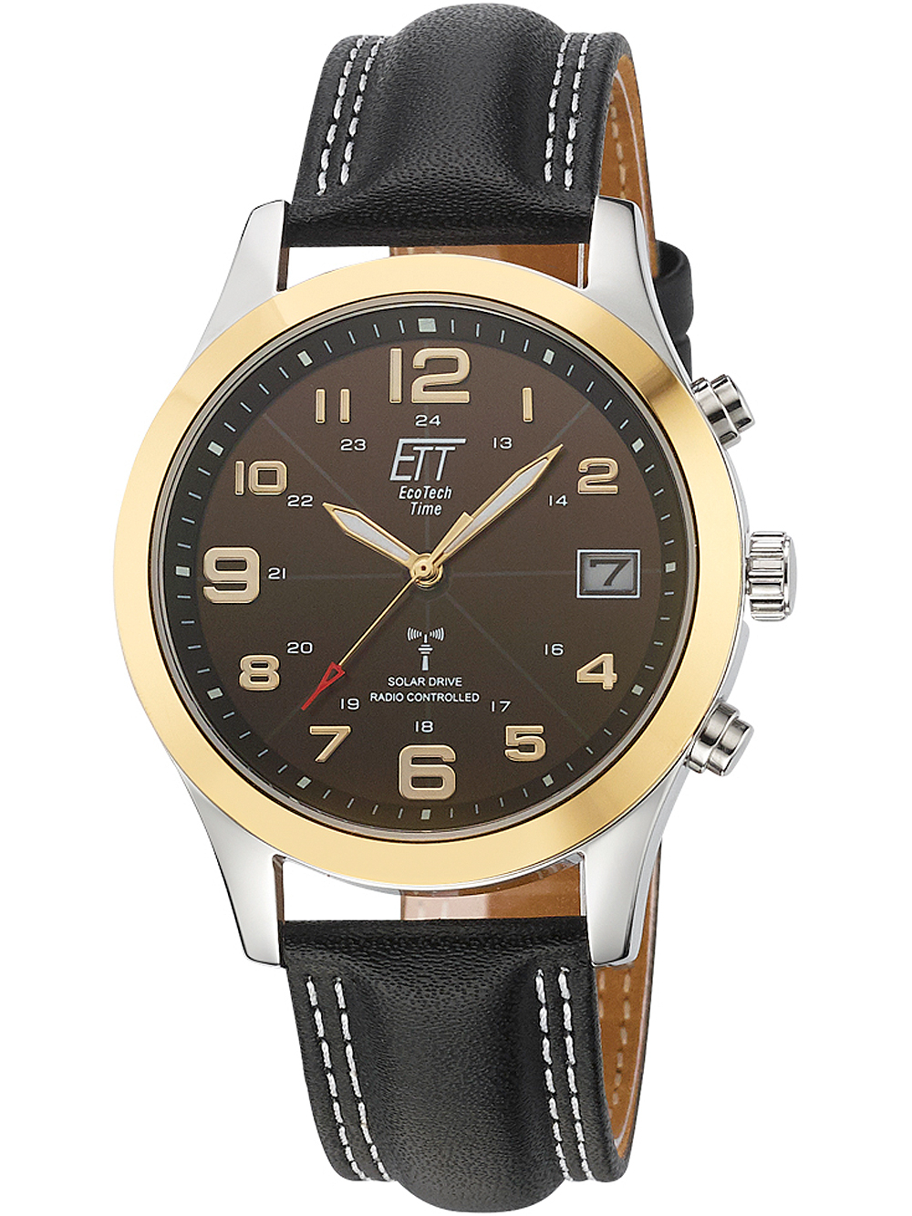 ETT EGS-11487-22L Solar Drive Funkuhr Gobi Herrenuhr 41mm 5ATM