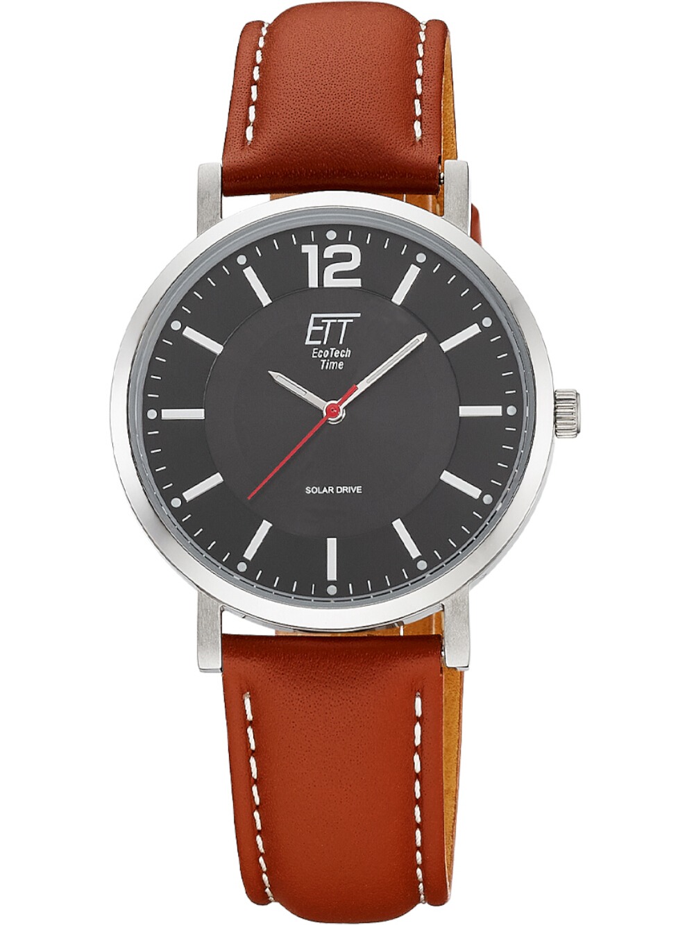 ETT Eco Tech Time EGS-12159-21L Herrenuhr Motion Drive Solar 40mm 5ATM
