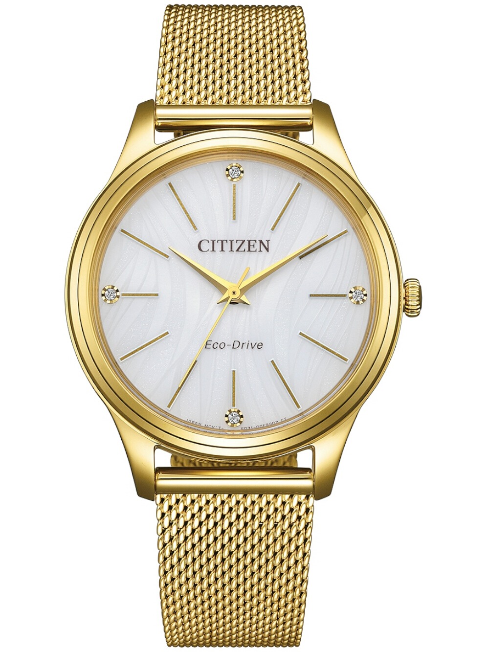 Citizen EM1222-87A Damenuhr Eco-Drive Elegance 34mm 5ATM