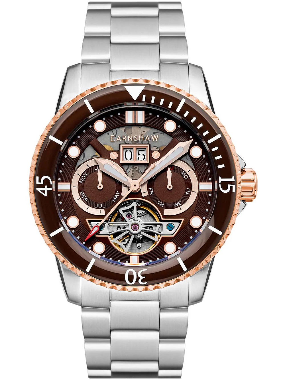 4894664130243 - ES-8174-55 Duncan Grand Date Open Heart Herrenuhr 43mm 4894664130243 - ES-8174-55 Duncan Grand Date Open Heart Herrenuhr 43mm