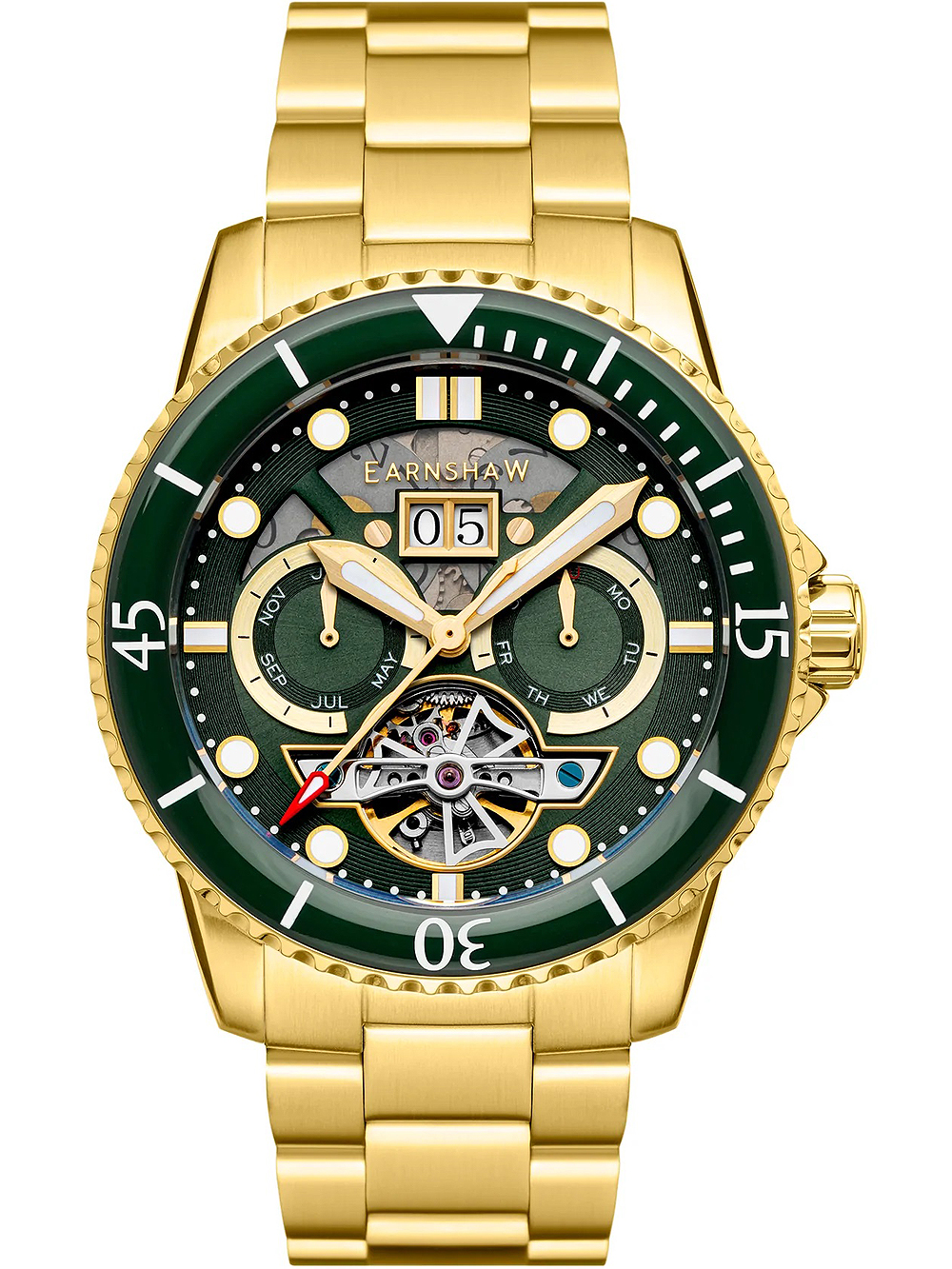 4894664164439 - ES-8174-77 Duncan Grand Date Open Heart Herrenuhr 43mm 4894664164439 - ES-8174-77 Duncan Grand Date Open Heart Herrenuhr 43mm