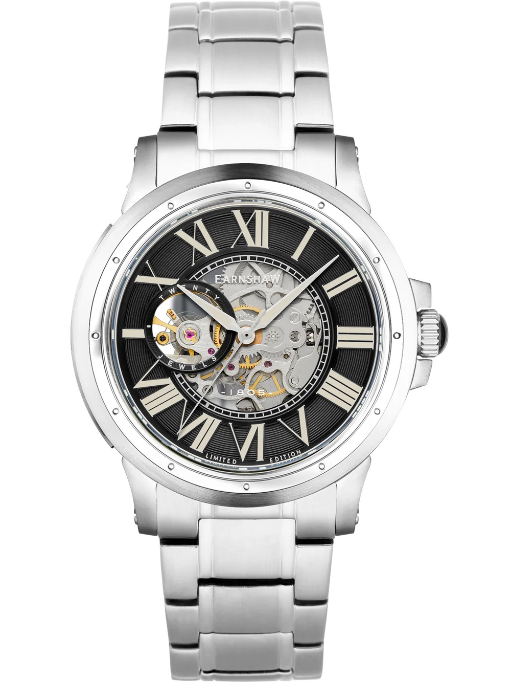 Thomas Earnshaw ES-8243-22 Comet Open Heart Skeleton 42mm