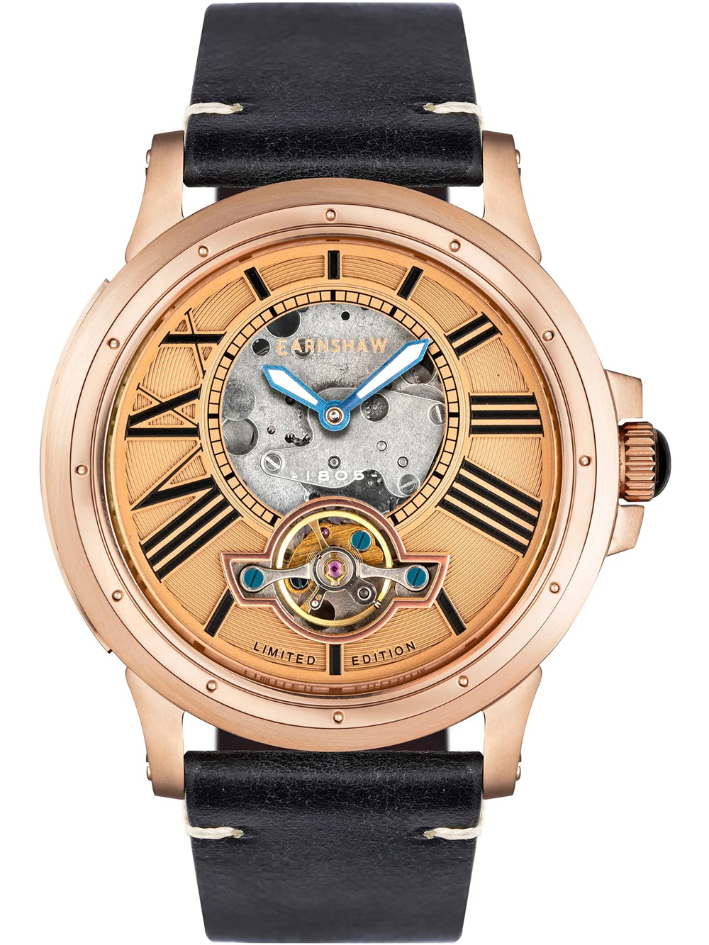 Thomas Earnshaw ES-8244-04 Bertha Open Heart Skeleton 42mm