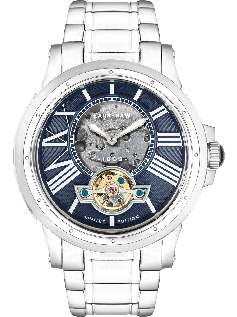 Thomas Earnshaw ES-8244-22 Bertha Open Heart Skeleton 42mm