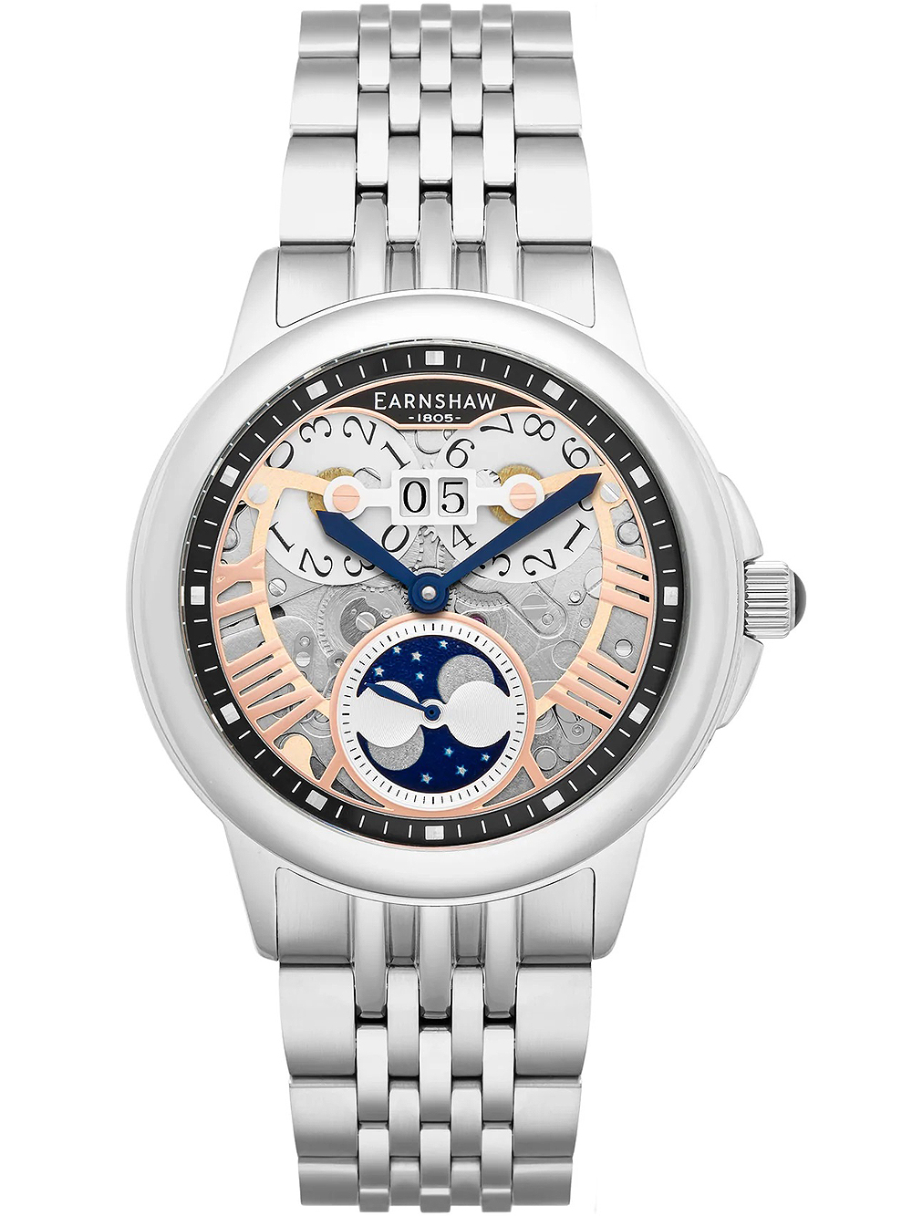 4894664148156 - ES-8245-22 Alfred Waterhouse Grand Date Moon Phase 42 mm 4894664148156 - ES-8245-22 Alfred Waterhouse Grand Date Moon Phase 42 mm