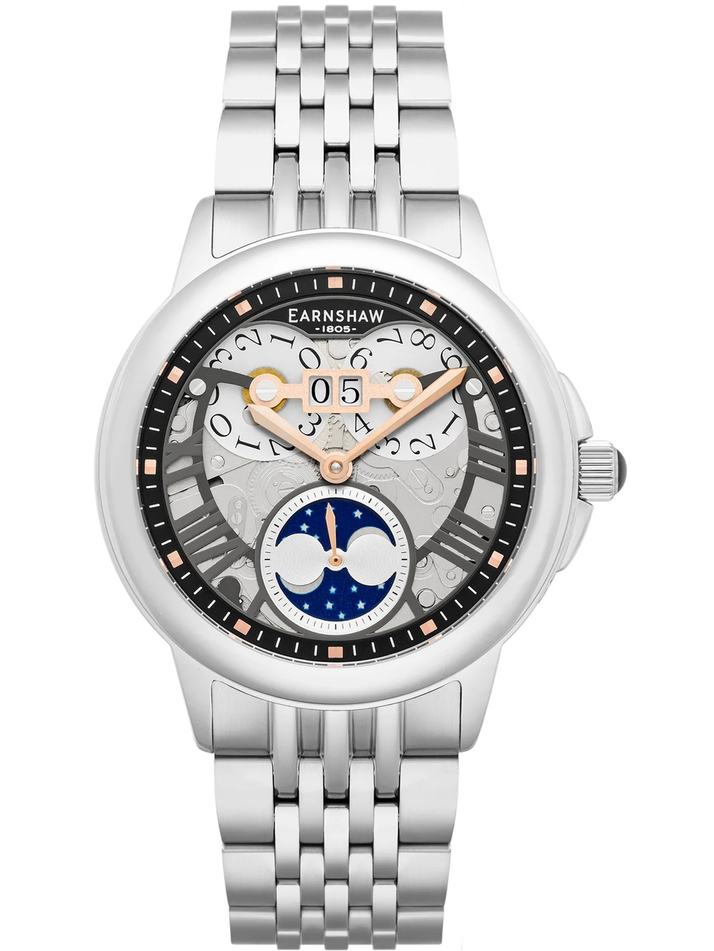 4894664148163 - ES-8245-33 Alfred Waterhouse Grand Date Moon Phase 42 mm 4894664148163 - ES-8245-33 Alfred Waterhouse Grand Date Moon Phase 42 mm