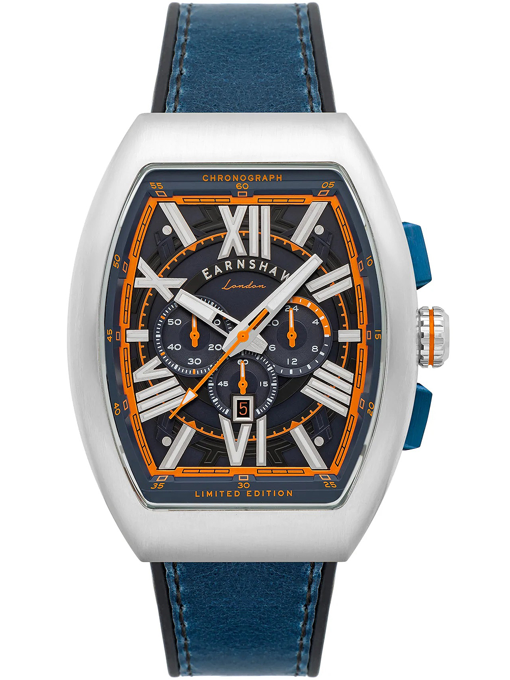 Thomas Earnshaw ES-8270-03 Supremacy Tonneau Chronograph 45mm