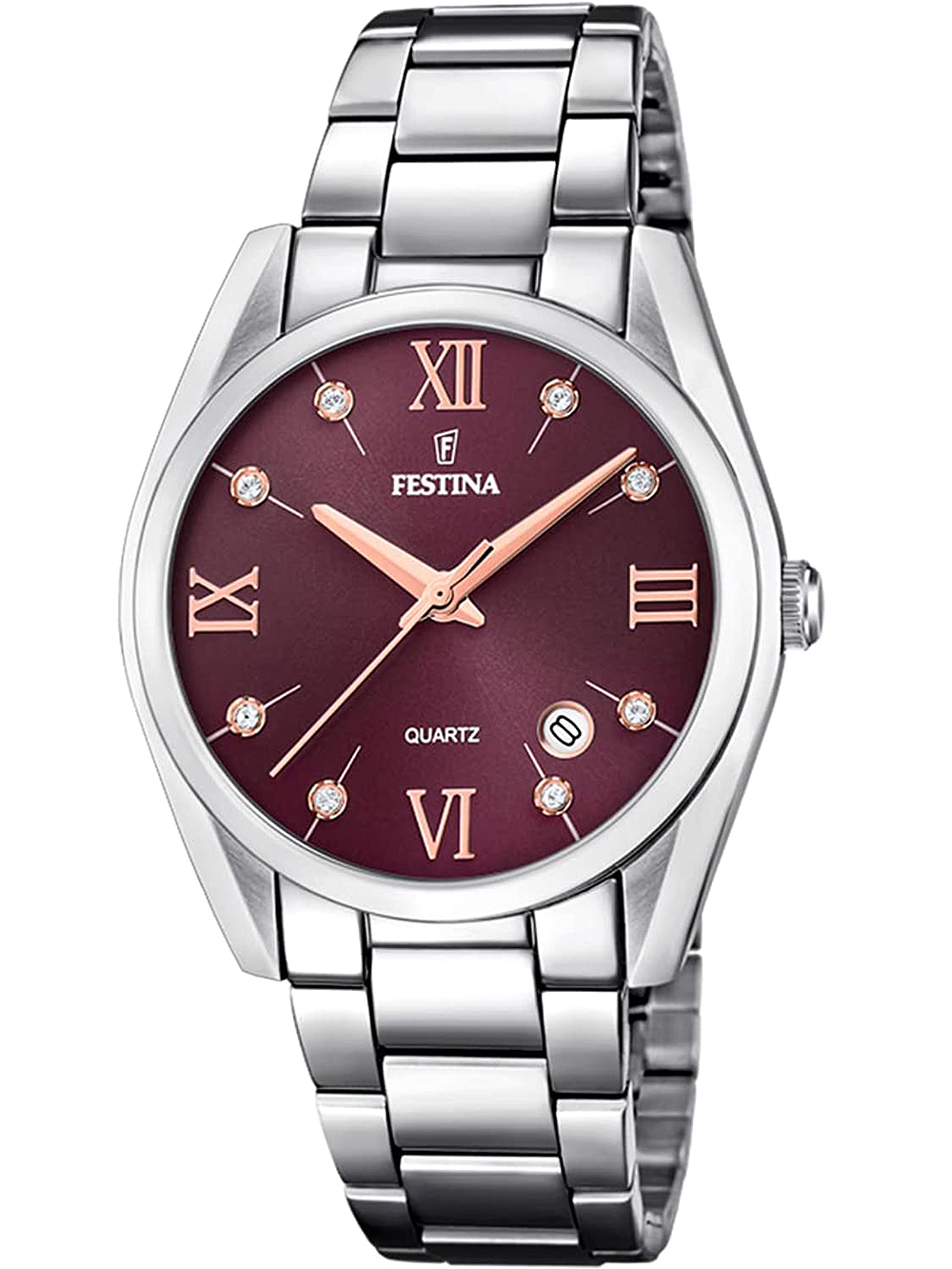 8430622735622 - Quarzuhr FESTINA Boyfriend F16790 E Armbanduhren silberfarben Damen Quarzuhren Armbanduhr Damenuhr Edelstahlarmband Datum 8430622735622 - Quarzuhr FESTINA Boyfriend F16790 E Armbanduhren silberfarben Damen Quarzuhren Armbanduhr Damenuhr Edelstahlarmband Datum