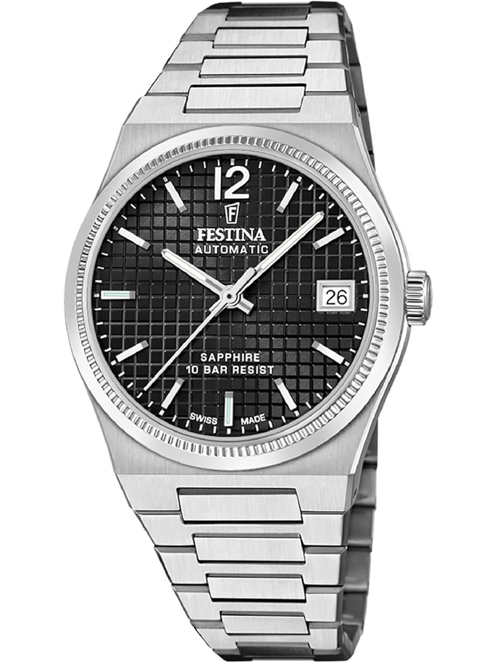 8430622808661 - F20029 6 Damenuhr Swiss Made Rivé Automatik 35mm 10ATM