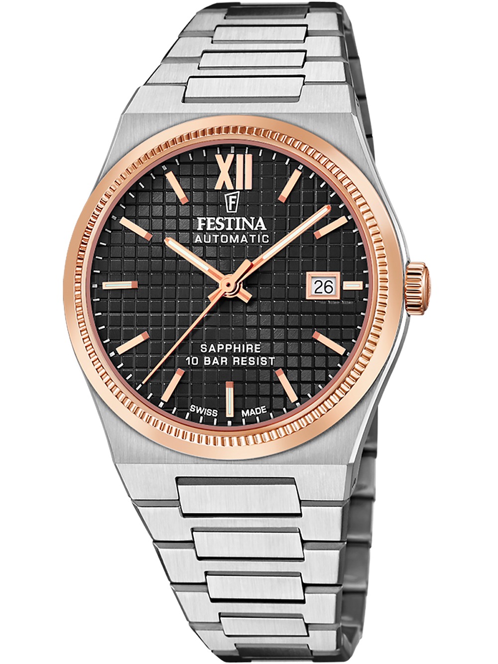 8430622808487 - F20030 3 Herrenuhr Swiss Made Rivé Automatik 40mm 10ATM