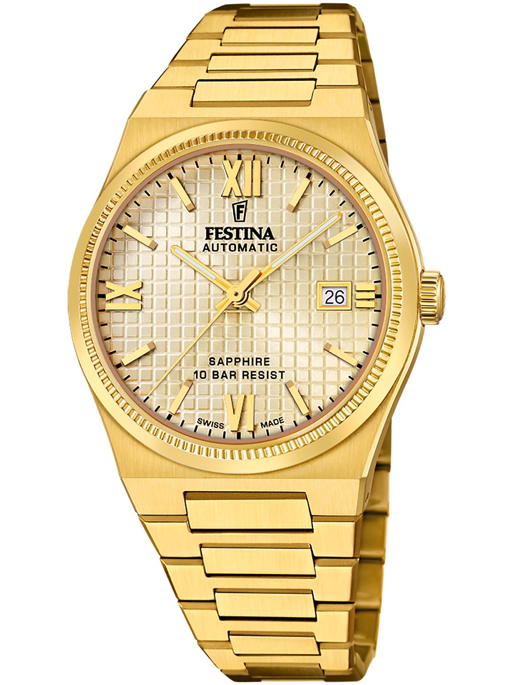 8430622808418 - F20032 2 Herrenuhr Swiss Made Rivé Automatik 40mm 10ATM