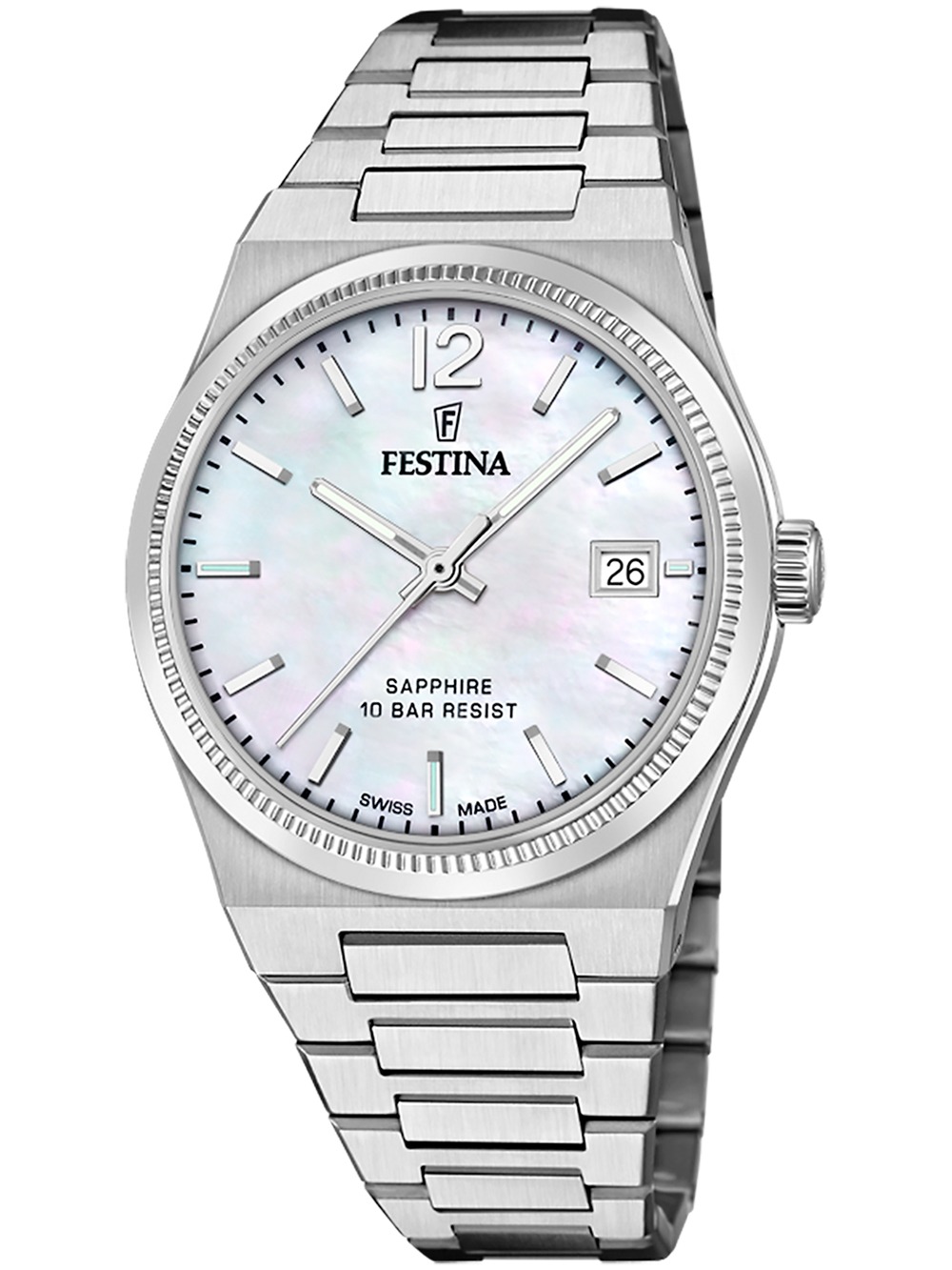 8430622808562 - F20035 1 Damenuhr Swiss Made Rivé 35mm 10ATM