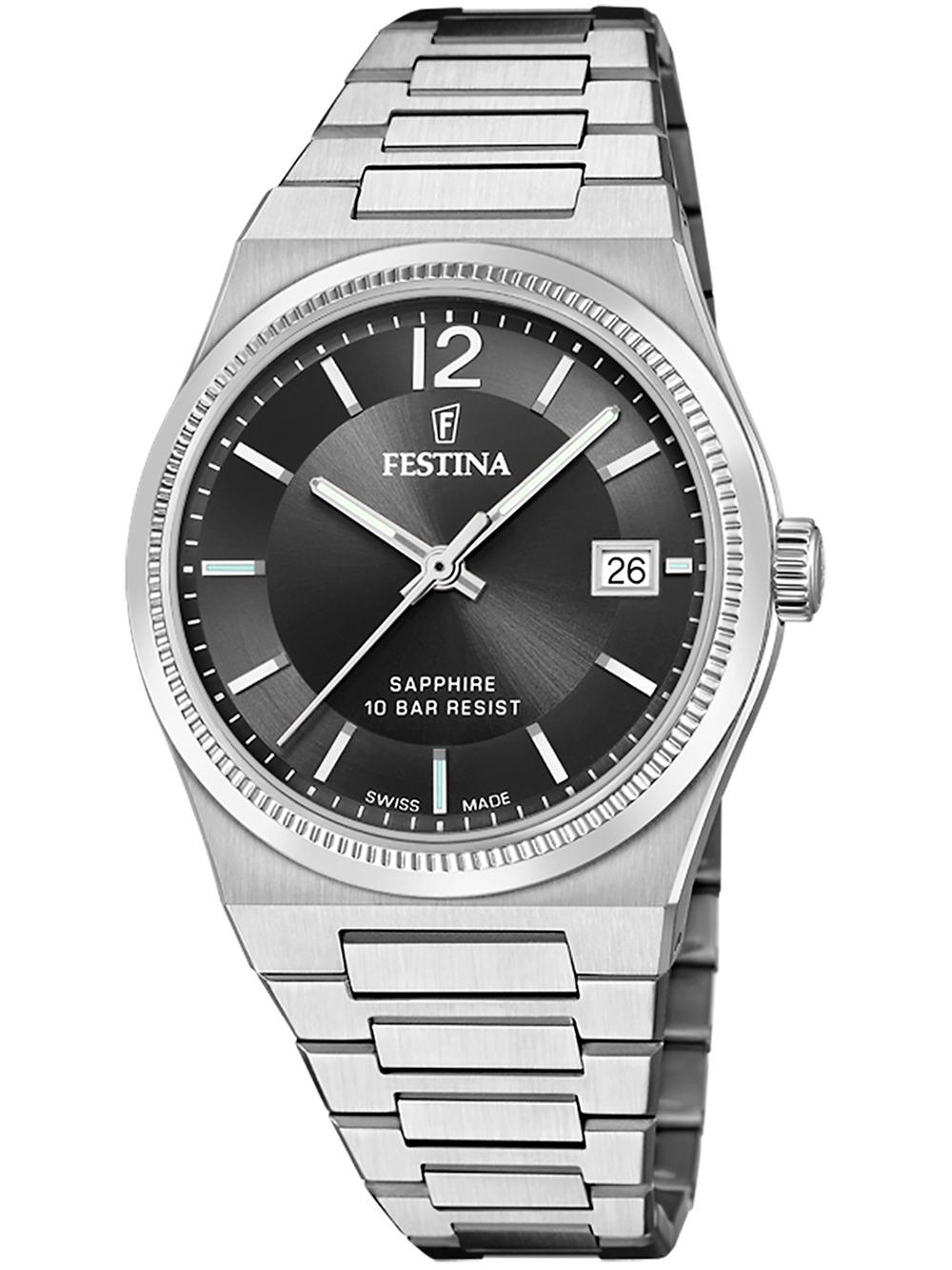 8430622808395 - F20035 6 Damenuhr Swiss Made Rivé 35mm 10ATM