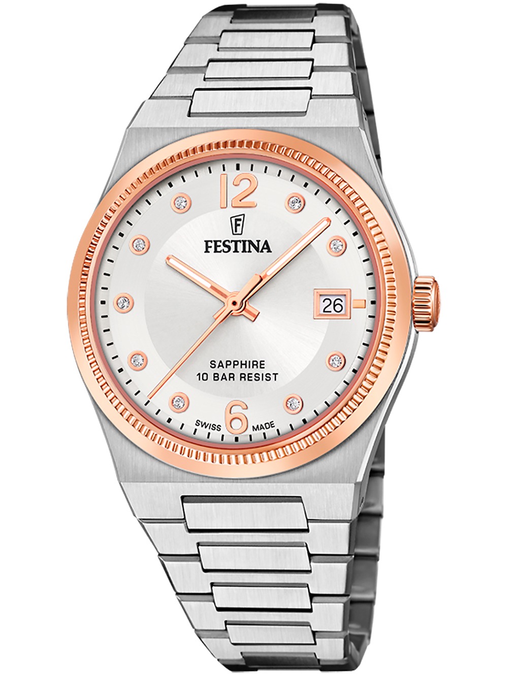 8430622808531 - F20037 1 Damenuhr Swiss Made Rivé 35mm 10ATM