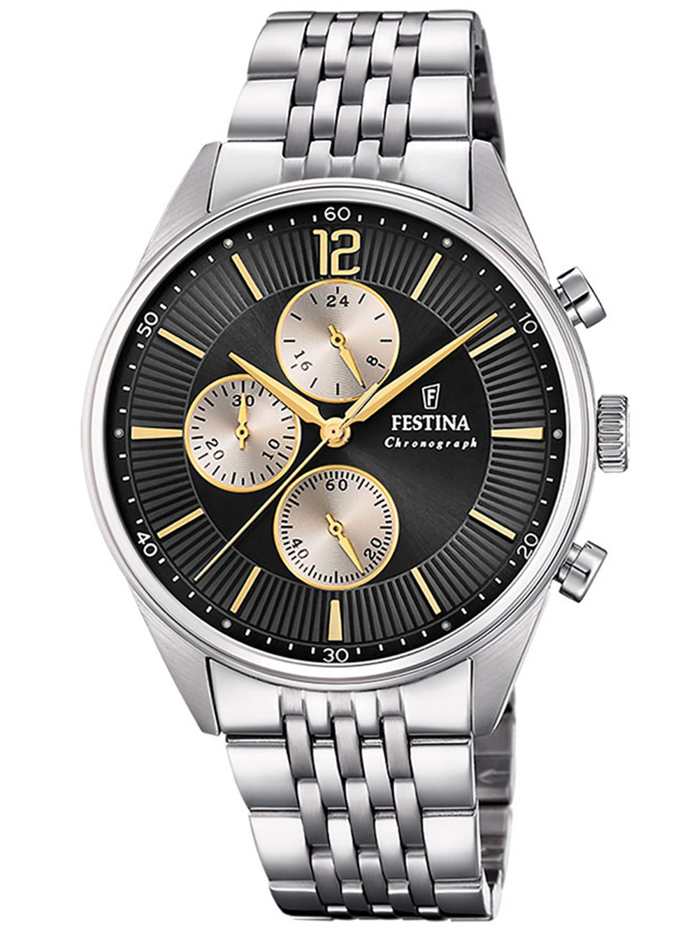 Festina F20285/A Timeless Chronograph Herrenuhr 41mm 5ATM