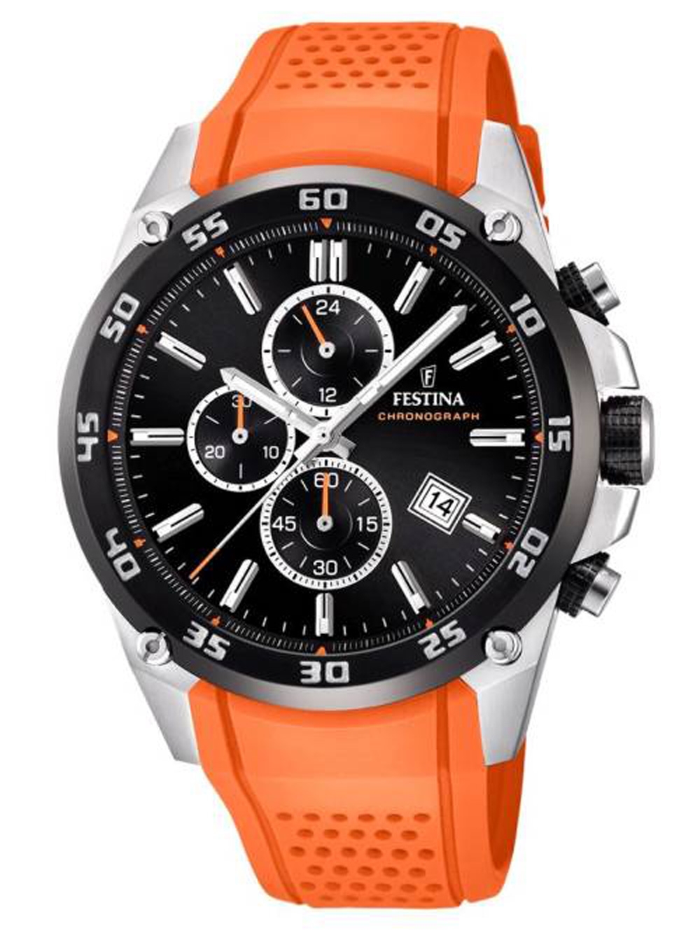 8430622697814 - Chronograph FESTINA F20330 4 Armbanduhren orange Herren Armbanduhr Quarzuhr Herrenuhr Stoppfunktion bis 10 bar wasserd