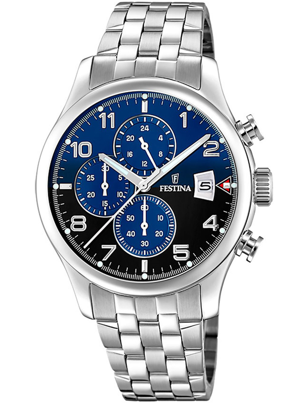 Festina F20374/8 Timeless Chronograph Herrenuhr 43mm 10ATM