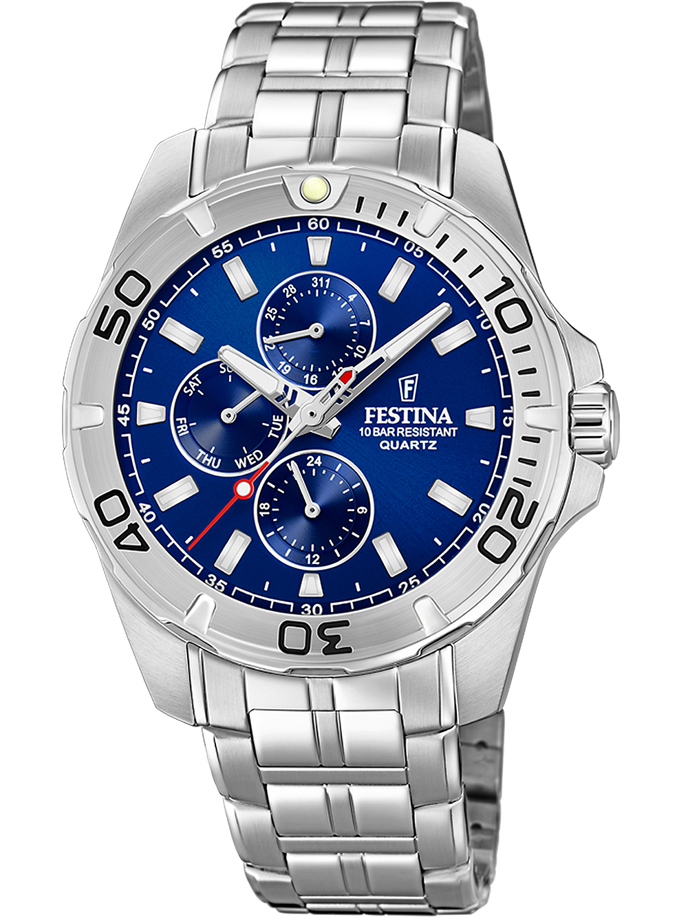 8430622736889 - Multifunktionsuhr FESTINA F20445 2 Armbanduhren silberfarben Herren Armbanduhr Quarzuhr Herrenuhr Edelstahlarmbandbis 10bar wasserd 8430622736889 - Multifunktionsuhr FESTINA F20445 2 Armbanduhren silberfarben Herren Armbanduhr Quarzuhr Herrenuhr Edelstahlarmbandbis 10bar wasserd