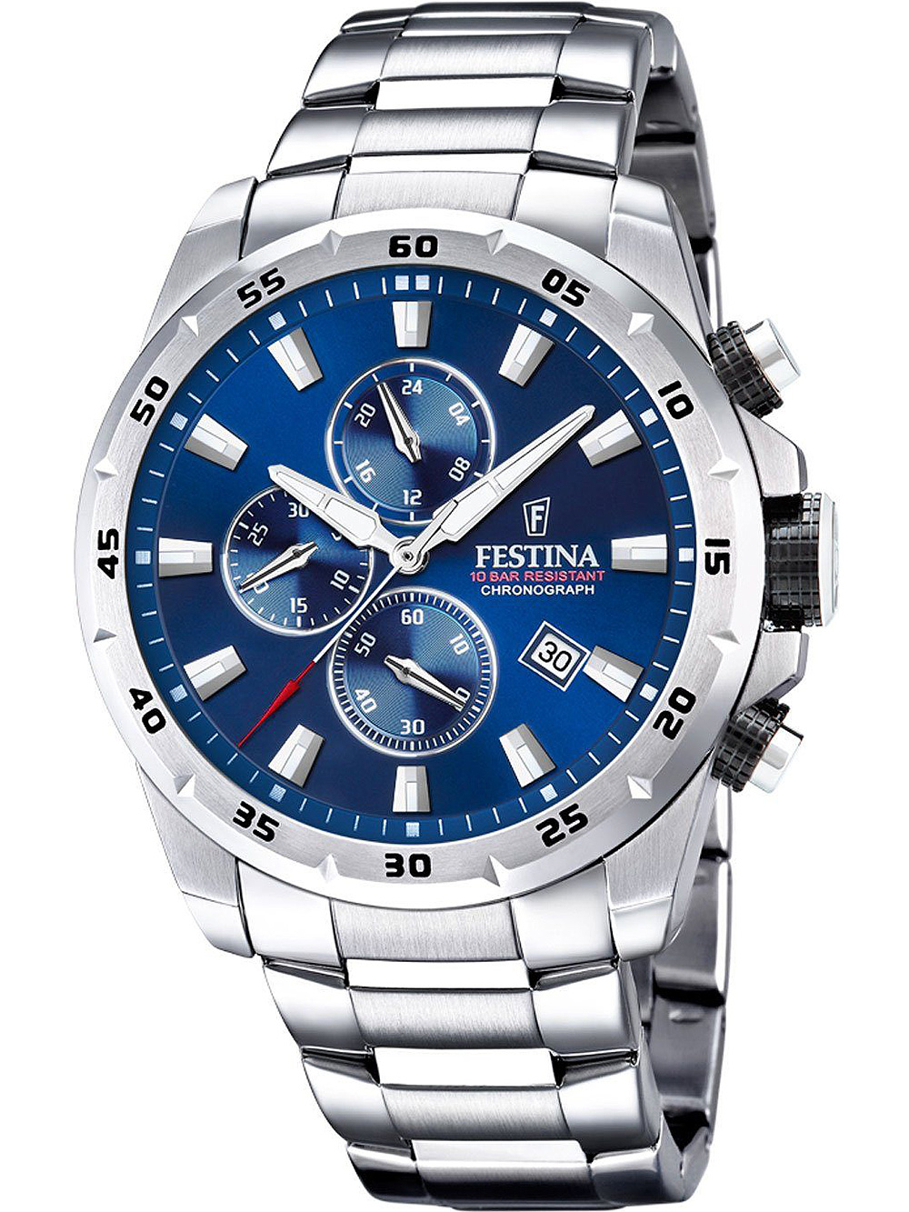 8430622748042 - Chronograph FESTINA Chronograph Sport F20463 2 Armbanduhren silberfarben Herren Armbanduhr Quarzuhr Herrenuhr Stoppfunktion Edelstahlarmband 8430622748042 - Chronograph FESTINA Chronograph Sport F20463 2 Armbanduhren silberfarben Herren Armbanduhr Quarzuhr Herrenuhr Stoppfunktion Edelstahlarmband