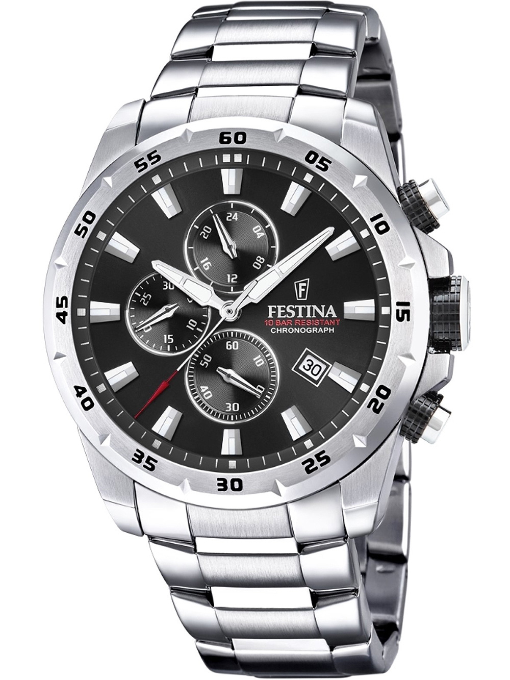 8430622748066 - Chronograph FESTINA Chronograph Sport F20463 4 Armbanduhren silberfarben Herren Armbanduhr Quarzuhr Herrenuhr Stoppfunktion Edelstahlarmband 8430622748066 - Chronograph FESTINA Chronograph Sport F20463 4 Armbanduhren silberfarben Herren Armbanduhr Quarzuhr Herrenuhr Stoppfunktion Edelstahlarmband