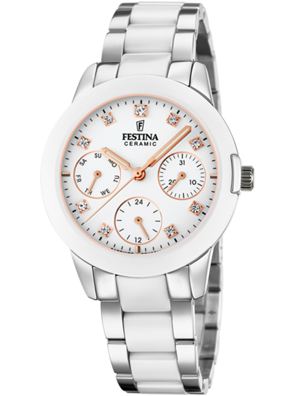 Festina F20497 1 Keramik Damenuhr 35mm 5ATM  - Onlineshop Timeshop24