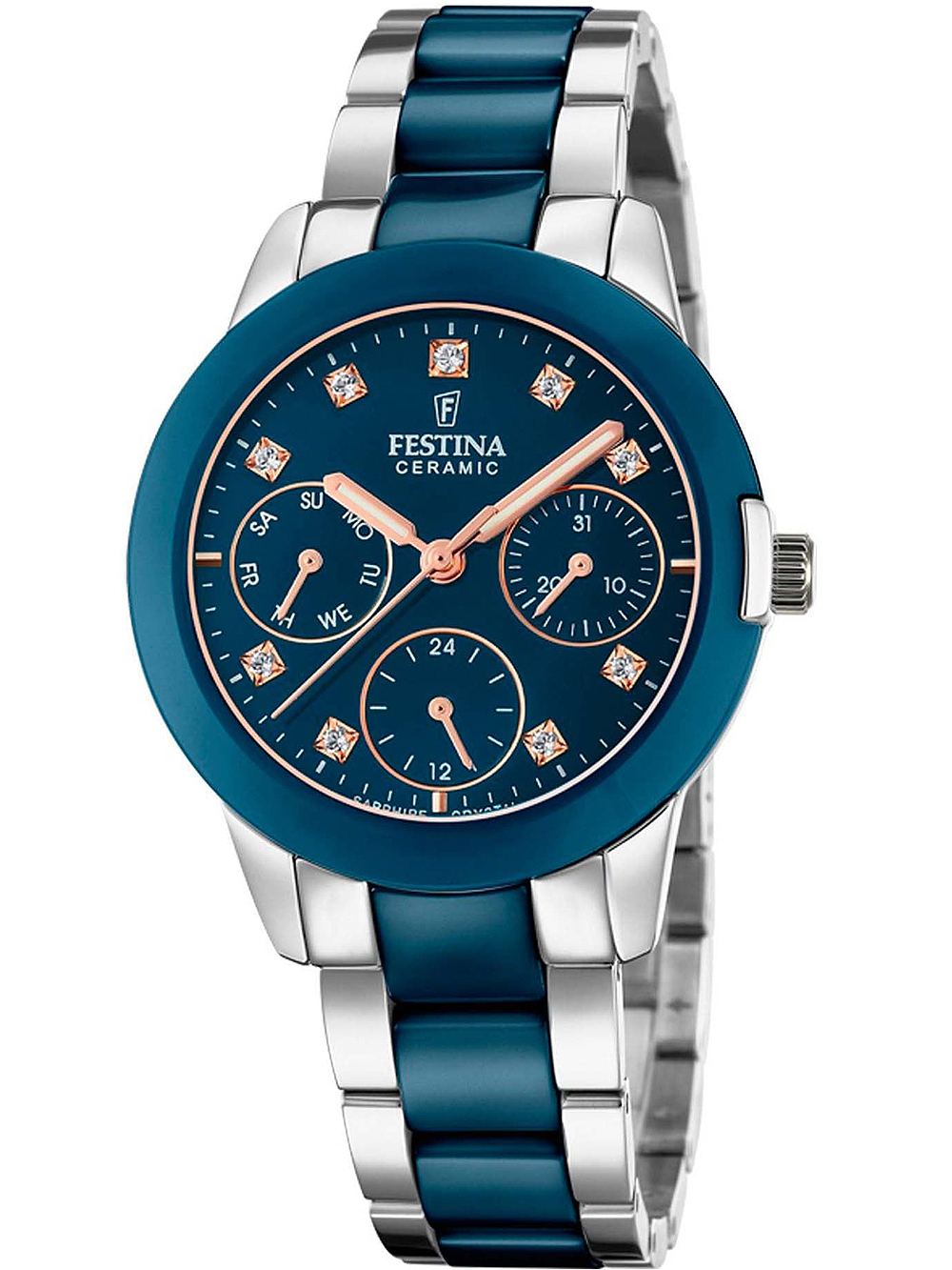 Festina F20497/2 Ceramic Damen 35mm 5ATM