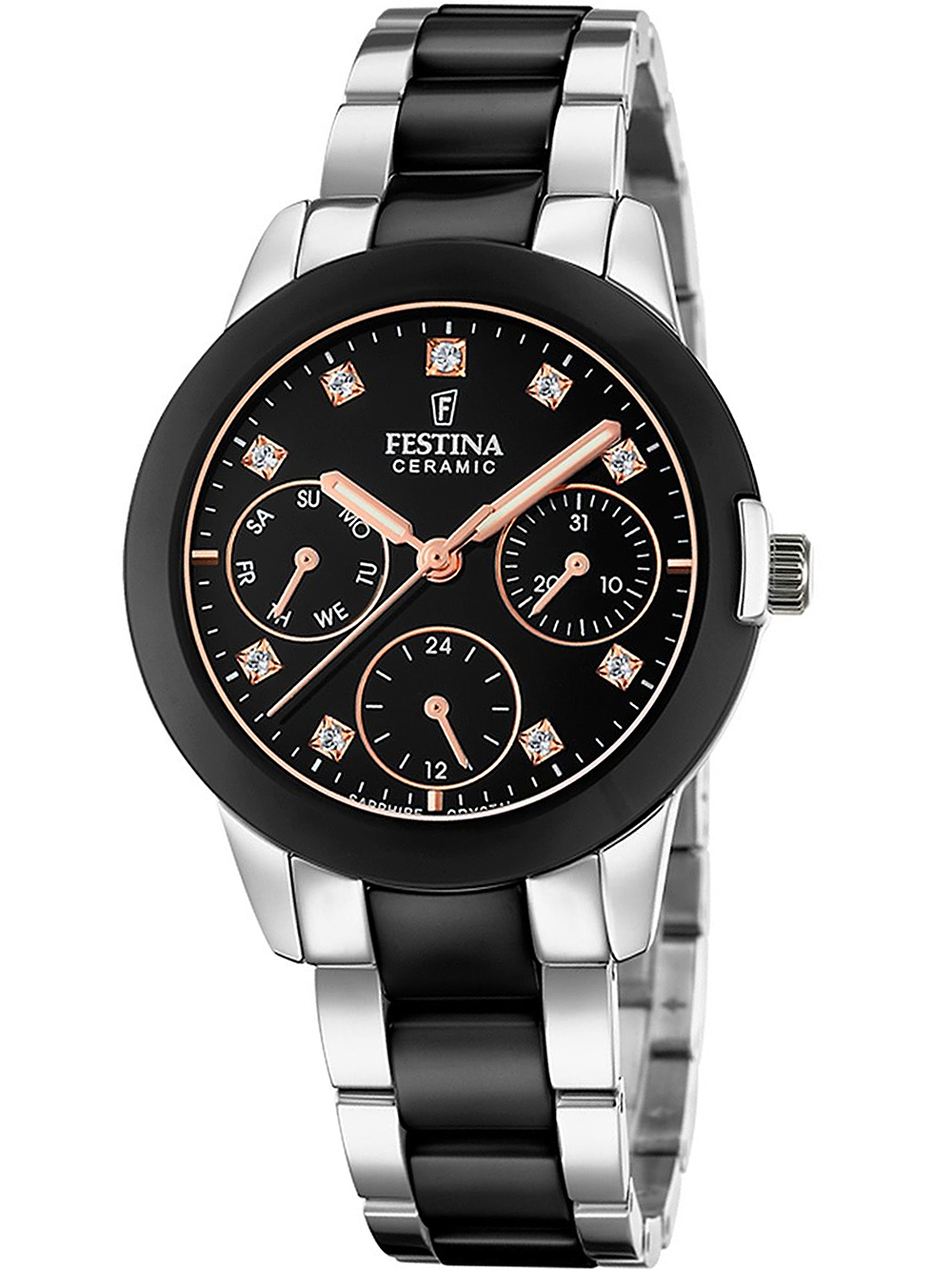 Festina F20497/3 Ceramic Damen 35mm 5ATM